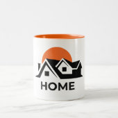 Mug moderne à deux tons pour la maison élégante (Centre)