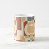 Mug Moderne Abstrait Géométrique du Milieu du Siècle (Centre)
