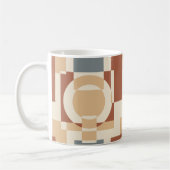 Mug Moderne Abstrait Géométrique du Milieu du Siècle (Gauche)
