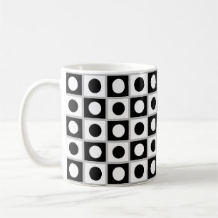 Mug Moderne Abstrait Noir & Blanc
