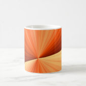 Mug Moderne Abstrait Orange Rouge Vanille Graphique Fr (Centre)