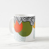 Mug Moderne Abstraite du milieu du siècle (Devant gauche)
