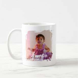 Mug Moderne Anniversaire De Photo Personnalisée Cool