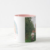 Mug Moderne aquarelle arc-en-ciel professeur merci cad (Centre)