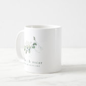 Mug Moderne Botanique Eucalyptus minimaliste affaires (Devant gauche)