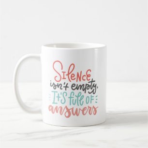 Mug Moderne Calme Joli Corail Rose Doux Turquoise Noir