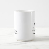 Mug Moderne Chic Français Je T'aime Je t'aime (Centre)