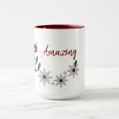 Mug Moderne Chic Incroyable Floral (Centre)