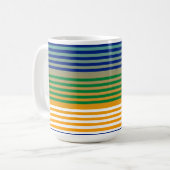 Mug Moderne Chic rayé (Devant gauche)