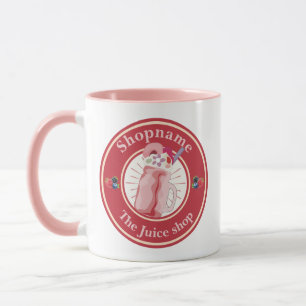 Mug Moderne Cold Smoothies fruitière Nom du personnel