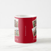 Mug Moderne collage de 4 photos Joyeux Noël (Centre)