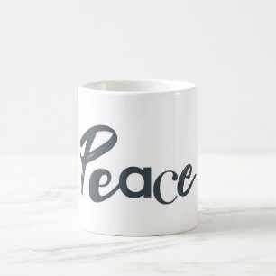Mug Moderne, créatif, urbain, design simple de Paix