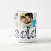Mug Moderne Cute DADDY 3 Photo personnalisée (Centre)
