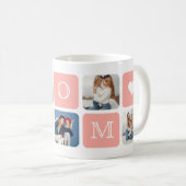 Mug moderne de 5 photos "Maman" (Devant droit)