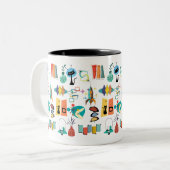 Mug moderne des années 50 au milieu du siècle (Devant gauche)