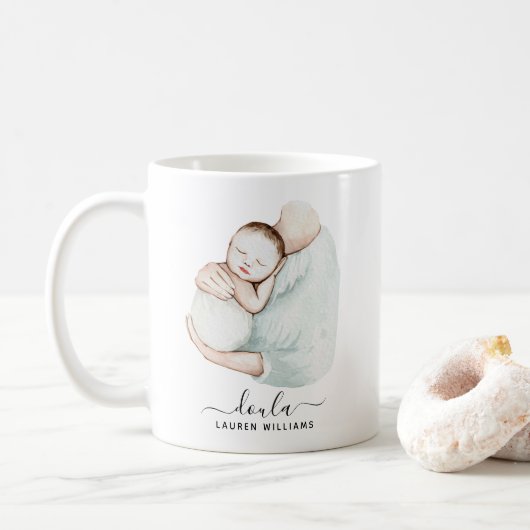 Mug Moderne Doula sage-femme Entraînement de naissance (Avec donut)