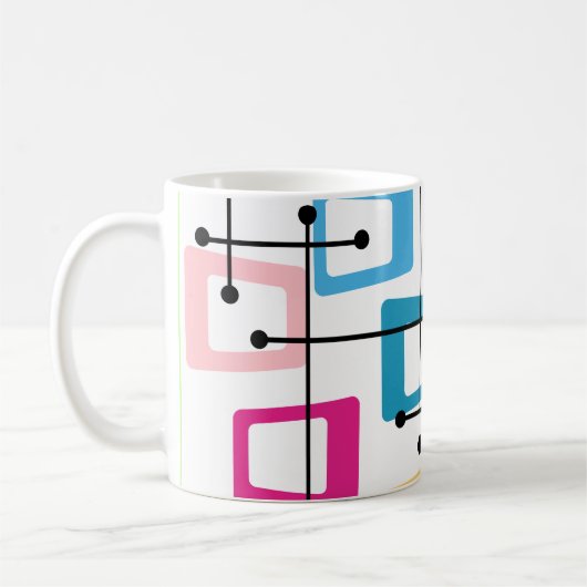 Mug Moderne du milieu du siècle atomique (Gauche)