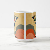 Mug Moderne du milieu du siècle "vague de martini aux (Centre)