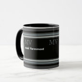 Mug moderne / élégant masculin personnalisé (Devant gauche)