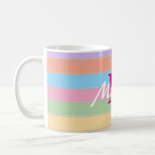 Mug Moderne élégant mignon simple brillant (Gauche)