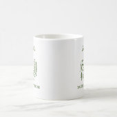 Mug Moderne Fête de Bachelorette Simple de Camping dan (Centre)