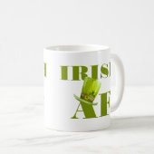 Mug Moderne Funky IRISH AF (Devant droit)