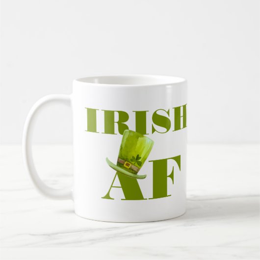 Mug Moderne Funky IRISH AF (Gauche)