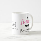 Mug Moderne Funny FUTURE MRS Christian (Devant droit)