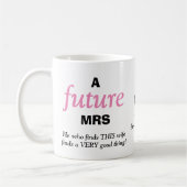 Mug Moderne Funny FUTURE MRS Christian (Gauche)