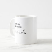 Mug Moderne Futur Meilleur jamais Paramètre typographi (Devant gauche)
