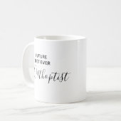 Mug Moderne Future Meilleure typographie orthoptiste (Devant gauche)