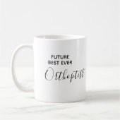 Mug Moderne Future Meilleure typographie orthoptiste (Gauche)