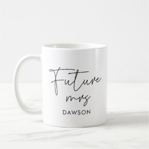 Mug Moderne Future Mme minimaliste personnalisée