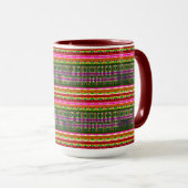 Mug Moderne Géométrique Pastel Vintage (Devant droit)
