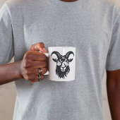 Mug Moderne Graphisme Silly Billy Chèvre Personnalisab