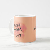 Mug moderne heureux mère jour aquarelle florale (Devant gauche)