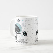 Mug Moderne J'Ai Besoin De Plus D'Espace Carton Chat N (Devant gauche)