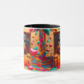 Mug Moderne Joli Chien Te Amo Saint-Valentin  (Centre)