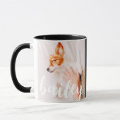 Mug Moderne Jouer Simple Élégant Chic Photo Pet (Gauche)