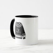 Mug Moderne Joyeux Tout Jeu de Noël (Devant gauche)