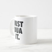 Mug Moderne Juste Dua It Musulman Pun islamique (Devant gauche)