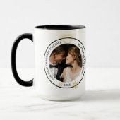 Mug Moderne M. et Mme Couple Nom Noël (Gauche)