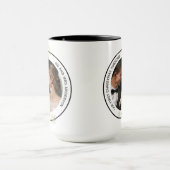 Mug Moderne M. et Mme Couple Nom Noël (Centre)