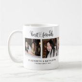 Mug Moderne Meilleur Ami BFF Besties 5 Photo Collage M (Gauche)