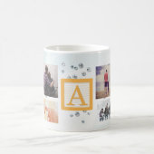 Mug Moderne meilleur DAD Ever Script Simple3 Photo Col (Centre)