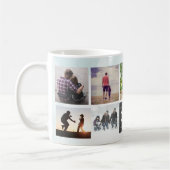 Mug Moderne Meilleur DAD Ever Script Simple 9 Photo Co (Gauche)
