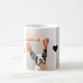 Mug Moderne Meilleur Fur Maman | Photo de chien (Centre)