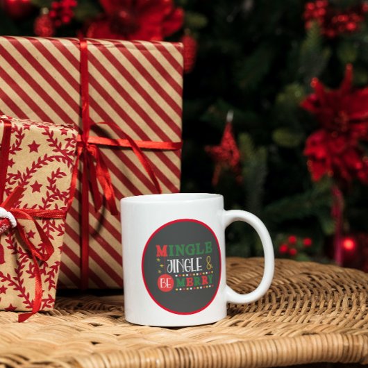 Mug Moderne mélange et tintement de vacances