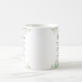 Mug Moderne Mère à la fille Encouragement feuille (Centre)