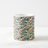Mug Moderne Milieu de Siècle en Chevron (Centre)